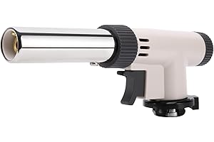 JDHON Blow Torch, Professional Kitchen Butane Torch, Chef Cooking Torch with Adjustable Flame, for Creme Brulee, BBQ, Baking, Camping(Butane Gas Not Included)