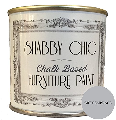 Grey Embrace Furniture Paint great for creating a shabby chic style. 1 litre by Shabby Chic Furniture Paint