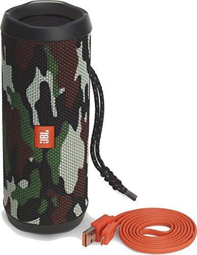 JBL FLIP 4 (Ein voll ausgestatteter, wasserdichter und mobiler Bluetooth-Lautsprecher mit Ã¼berraschend kraftvollem Sound) camo