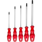 AEE&reg; 5 Par&ccedil;a Torx Tornavida Seti &ndash; T15, T20, T25, T30, T40 Mıknatıslı U&ccedil;lu, Cr-V &Ccedil;elik