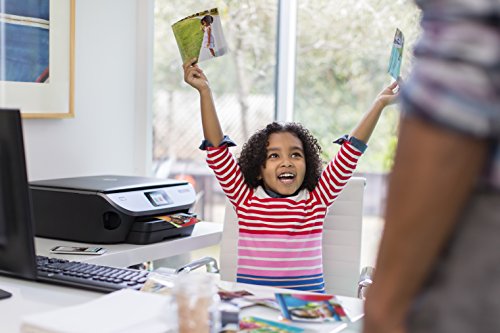 HP ENVY Photo 7130 Multifunktionsdrucker (Fotodrucker, Scanner, Kopierer, WLAN, Airprint) mit 4 Probemonaten HP Instant Ink inklusive,Schwarz