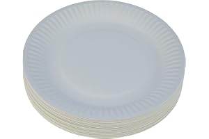 Hotpack Disposable Paper Plate - 7 - 100 Pcs