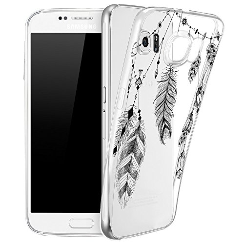 OOH COLOR Funda para Samsung Galaxy S7 Funda Silicona MGL041 pluma suave funda con dise  o ultrafina flexible