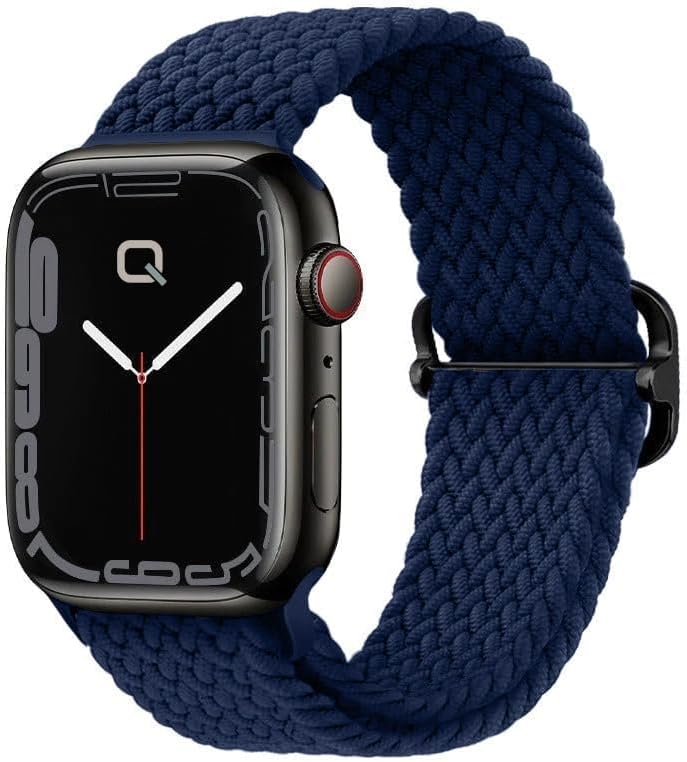 Quse Örgü Kordon, Apple Watch Series 11,10,9,8,7,6,5,3,SE,SE2,SE3 ile Uyumlu, Ayarlanabilir, 42mm/41mm/40mm/38mm ve 46mm/45mm/44mm/49mm