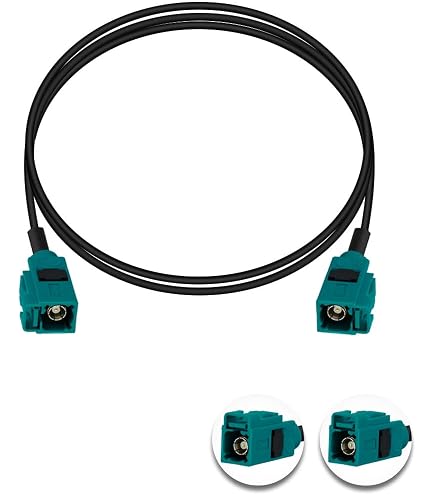 FAKRA Z-verlengkabel – Originele Rosenberger IP67 Waterdicht, Vrouw-vrouw, 50Ω, Voor GPS En Camera's (2m)