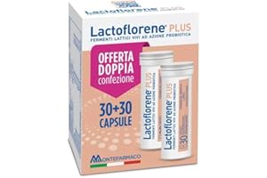MONTEFARMACO SPA LACTOFLORENE PLUS 30 Capsule - 2 CONFEZIONI 30+30 cps