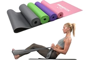 PROIRON Bandes Elastiques de Résistance Fitness Naturel Latex Bandes d'exercice pour Musculation Etirement Yoga Pilates dans Salle de Gym ou Domicile (2M)