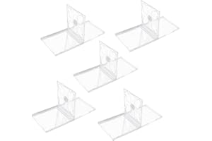 DIYEAH 5 pezzi Custodie CD Doppio Vassoio Trasparente Standard Custodie Jewel Case Resistenti per Compact Disc e Dvd con Slot per Copertina per Archiviazione e Trasporto Sicuro