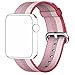 Produktbild CICIYONER 1 PC Bunt Release Sport Royal Woven Nylon Armband Strap Band für Apple Watch 38mm, 6 Farben zu wählen (Rosa, Apple Watch 38mm)
