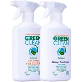 Green Clean Bitkisel Yağ &Ccedil;&ouml;z&uuml;c&uuml; 500 ml Ve Banyo Temizleyici 500 ml Set