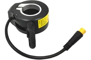 CLKE Thumb Throttle for Ebike & Electric Scooter, Universal E Bike Throttle Speed Control 36V 48V 52V, Waterproof Connector Accelerator Accessories for Throttle Electric Bike