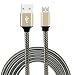 Produktbild Micro-USB-Kabel, 3A Nylon Geflochten Schnellladekabel Micro USB Data Sync Ladegerät Ladekabel für Samsung Galaxy für Xiaomi für Huawei