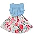 niceEshop(TM) Baby Girl Princess Sleeveless Denim Splice Sun Party Dresses