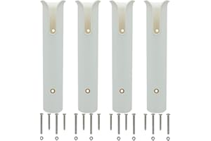 ‎HIUMI Wall Mounted Fishing Rod Holders Tubes Links Fishing Rod Holder Rack Rests