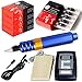 Produktbild WOOLIY Cartridge Tenttoo Machine Kit Pen Needles Power Supply for Tattoo Artists Set 1Pcs Foot Switch Power Supply with 50Pcs Needles,Blue