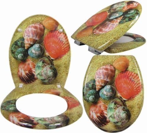Toilet Seat Toilet lid Toilet Lid toilet seat with soft-close Sea Shell