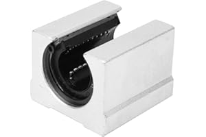VIAGASAFAMIDO Linear Bearing Slide Block, 2PCS SBR20UU Open Linear Bearing Slide Aluminum Alloy Linear Motion Block