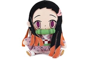 Jiumaocleu Kamado Nezuko Oreiller doux, 20 cm, figurine d'anime, coussin câlin, coussin décoratif mignon pour canapé, décoration de la maison