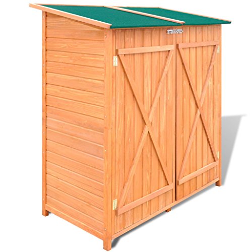 vidaXL HOLZ Gerätehaus Geräteschuppen Gartenschrank Geräteschrank Gartenhaus Lagerhaus - 2