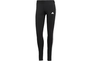 adidas 3 Stripes Leggings, Mujer, Black/White, S Corto