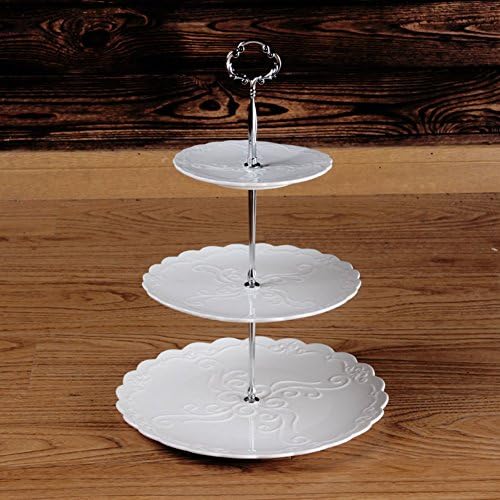 Highquality fruit drawing-room three-tier cake stand dried fruit tray afternoon tea snack-B
