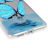 Schutzhülle für Huawei Nova Tasche Mavis's Diary Hülle Blau Bling Schmetterling TPU Softcase Fall Euit Back Cover Bumper Handytasche Scratch Telefon-Kasten Handyhülle Handycover - 