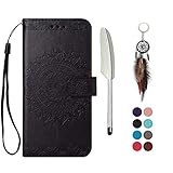 Retro Elegant Design Bookstyle Vintage iPhone 5 5S SE Lederhülle Marble Brieftasche Handyschale