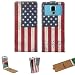 Produktbild Samsung Galaxy J5 (2016) - Smartphone Klappbare Flip Tasche / Schutzhülle mit Kreditkartenfach - Flip Amerika USA Nano M