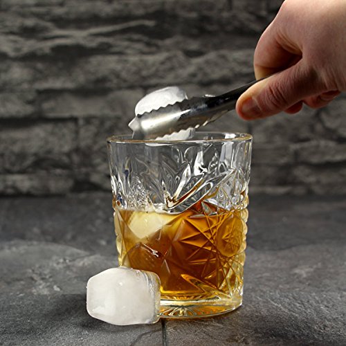 Edelstahl Eiszange 17,8 cm | Bar Eiszange, Eiskübel Zange - 2