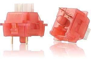 Redragon A120 liniowy przełącznik mechaniczny, 3-biegunowy montaż panelowy, cichy odpowiednik liniowy, z możliwością wymiany podczas pracy typu "zrób to sam" (70 przełączników, nasadka klawiszy +