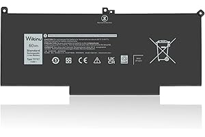 Wikinu 60Wh F3YGT Batería para DELL Latitude 12 7000 7280 7290 13 7000 7380 7390 P29S002 14 7000 7480 7490 P73G002 E7280 E7380 E7490 2X39G KG7VF DM3WC DM6WC 451-BBYE 453-BBCF