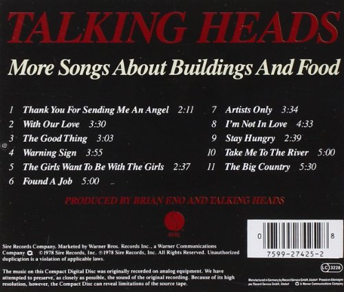 More Songs About Buildings And Food More Songs About Buildings And Food