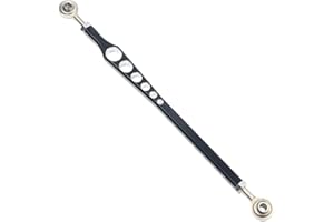 Bid4ze CNC schwarz Kontrastschnitt Schaltgestänge Schalthebel Link für Harley Softail Dyna Touring Electra Road King Street Glide 1980-2017