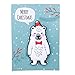 Produktbild Magnet Weihnachten Eisbär | Wichtelgeschenk | Mitbringsel | Kleines Weihnachtsgeschenk