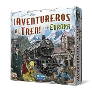 Days of Wonder| ¡Aventureros al Tren! Europa Juego de Mesa | Embárcate en una Aventura ferroviaria por Toda Europa| A Partir de 8 Años | De 2 a 5 Jugadores | 30-60 Minutos por Partida | Español