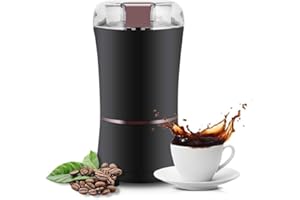 QINLORGO Fresh Grind Molinillo de café eléctrico, 400W Molinillo de café eléctrico Molinillo Frijoles Especias Nueces Rectificadora con cuchilla de acero inoxidable