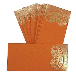 GNE Paper Multi-Color Rectangle Shape Sagan Gift Envelopes for Weddings, Birthdays, Baby Shower, Anniversary (10)