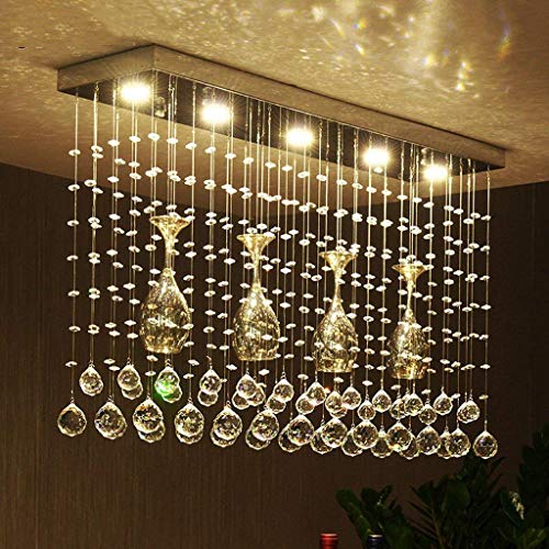 Preisvergleich Produktbild AMA Beleuchtung Kronleuchter Kronleuchter von Crystal Chandeliers Modernes Restaurant, einfache und kreative Lampe LED Bar