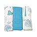 Produktbild ToTs by Smartrike 170-102 3pp Bamboo -Swaddles, 100 prozent Bambusrayon, 120 x 120 cm, blau