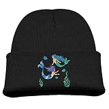 ASKYE Boys&Girls Winter Ski Cap Mermaid Personalized Print Wool Watch Hat