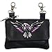 Produktbild TRIBAL EAGLE EMBROIDERED LADIES CLIP POUCH PURSE - 8" x 5" x 1"