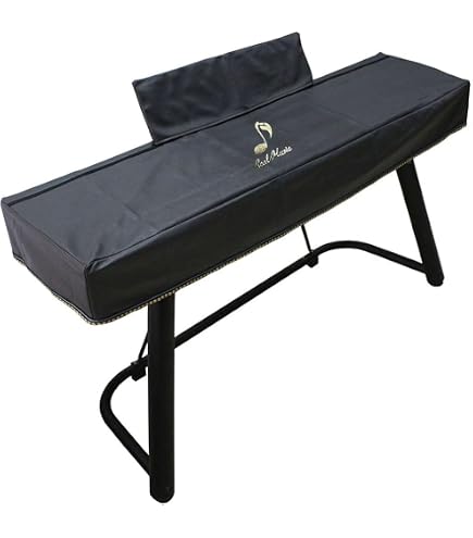 ANDRESLAD Klavierhocker Bezug Aus Polyester – Elastisch, Atmungsaktiv, Waschbar (bis 85 Cm Lang)