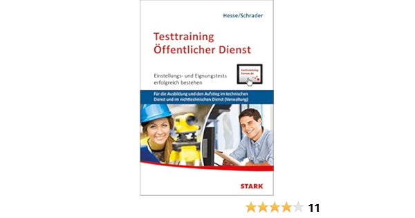 Stark Testtraining Offentlicher Dienst Hesse Jurgen Schrader Hans Christian Amazon De Bucher Stark Testtraining Offentlicher Dienst Hesse Jurgen Schrader Hans Christian Amazon De Bucher
