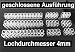 Produktbild 9 Stück SET = 3x 24 & 8 & 6-Slot Kabelkamm für 3mm Kabel (gesleeved bis 3,6mm) 5mm Materialstärke ATX (Ausführung geschlossen 4mm klar)