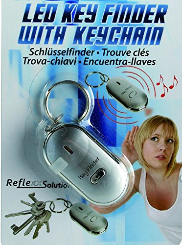 Problems Finding Those Keys? - Metal Keyring with Key Finder - Ideal Christmas, Secret Santa Gift Idea For Men Man, His Gents & Women Ladies - One Supplied