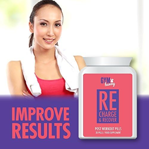 GYM BUNNY RECHARGE & RECOVER POST WORKOUT PILLS – MUSCLE BUILDING GET TONED