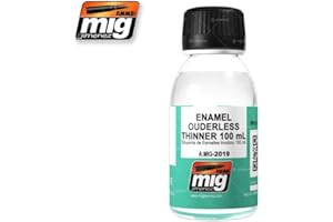 MIG JIMENEZ Ammo MIG-2019 Auxiliary Enamel Ouderless Thinner 100 Ml, Multicolour