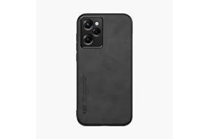 Kepuch Silklike Funda para Xiaomi Poco X5 Pro 5G/Redmi Note 12 Pro Speed - Case Carcasa Placa de Metal Incorporada para Xiaomi Poco X5 Pro 5G/Redmi Note 12 Pro Speed - Negro