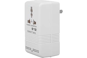 LANTRO JS - 100W Travel Power Converter Adapter, 110V/120V do 220V/240V Step-Up Down Voltage Converter Przenośna uniwersalna wtyczka podróżna Power Transformer