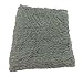 100cm Long Loose Weave Baby Boys Girls 100% Cotton Cheesecloth Blanket Wrap Photography Prop Dark Grey